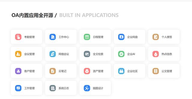 企業(yè)自用免費，不需要版權授權的全平臺OA系統(tǒng)，可商用，全開源（企業(yè)免費oa管理系統(tǒng)）